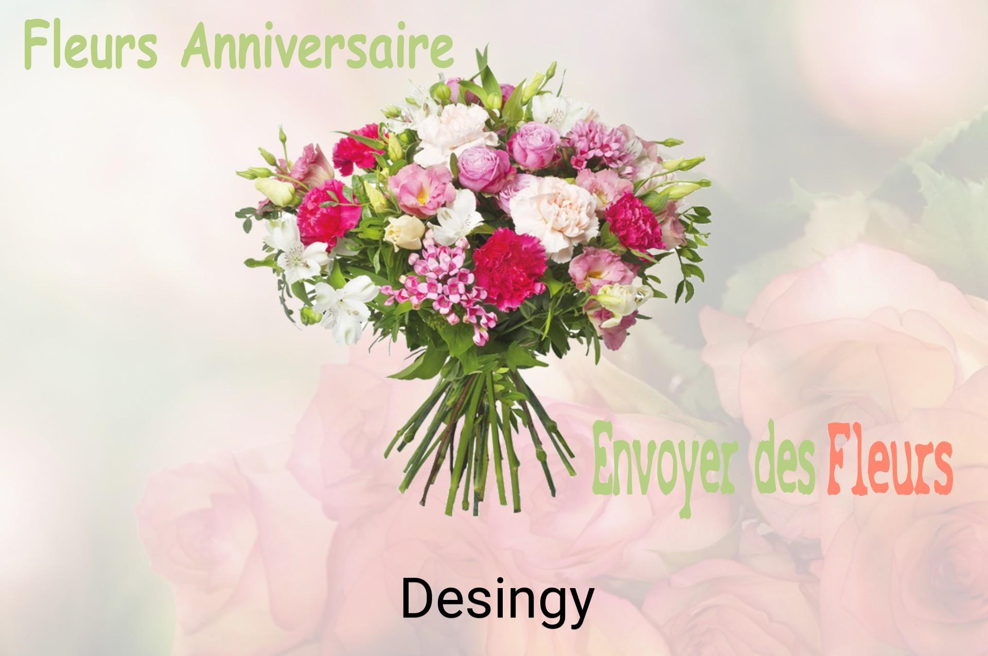 Bouquet de fleurs d’anniversaire livré à Desingy